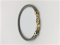 Bracciale Soma Gioielli Uomo Bracciale in acciaio oro e smalto in Oro GPL B536 BR AC/ORO/SM - GPL B536 BR AC/ORO/SM